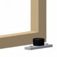 Kladka zavěšených vrat spodní vodící RS 25 Cais