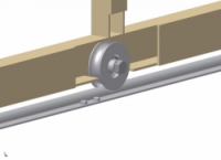 Kladka pojezdové brány WO 1024 Cais