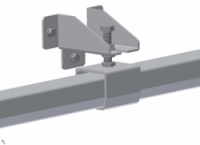 Držák šíny zavěšených vrat DC 70 Cais