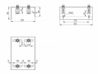 Vedení posuvné brány GRM 4 Cais