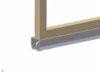 Šína pro samonosnou bránu Cais STAGE MB černá