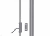 Tyč zavěšených vrat zavírací horní TL 40 Cais