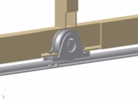 Kladka pojezdové brány WSO 1024 Cais