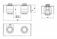 Vedení posuvné brány SR 2 Cais