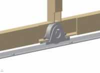 Kladka pojezdové brány WSV 1020 Cais