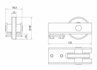 Náběh Cais RUN S pro samonosnou bránu