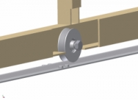 Kladka pojezdové brány WV 820 Cais