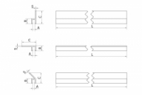 Lišta zavěšených vrat AS 25 2m Cais