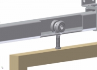 Vozík zavěšených dveří 2 SAK Cais zapouzdřená ložiska