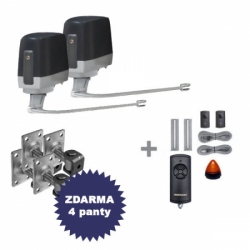 Pohon křídlové brány Hörmann VersaMatic 2 SK BiSecur + ovladač + 4 panty