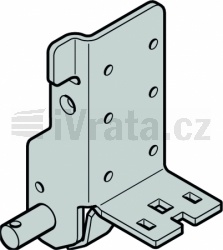 Držák lana na spodní sekci 42mm, typ kování N, ND, NS, NB, L, LD, nad 401 kg, pravý, nerez