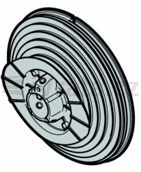 Lanový buben vel. 6, kování V, VU, ND > 30°, Levý