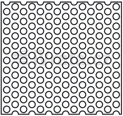Děrovaný plech z nerezové oceli, LB, perforace 8 mm