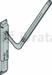 Konzole jezdce dráhy ITO 400 / 500 FU krátká, 375 mm – 580 mm