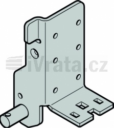 Držák lana na spodní sekci 42mm, kování N, ND, NS, NB, L, LD, do 400 kg, sada včetně zesíleného držáku rolny, FVR, rolny a závlačky, levý, nerez