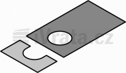 Sada: uchycení, obložky zárubně 55mm,, 14 × (2551 mm – 3000 mm)