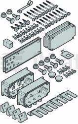 9.11 Připojovací sada světelné mříže HLG, ITO 400 / WA 300 pro řídící jednotka A / B 445, A / B 460, B 460 FU (ITO 400), řídící jednotka 360 a připojovací sada světelná mříž HLG-550 a HLG-V;