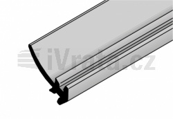 Ploché těsnění panelu vložených dveří, HG 058