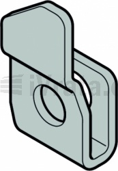 Spona pro hybridní pojistku, levá zinek
