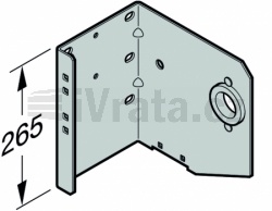 Konzola držáku hřídele 3 s kuličkovým ložiskem, Levá, velikost 8, 9