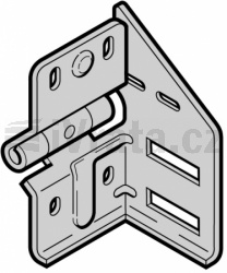 Držák rolny typ 4 (mezi) typy kování N, BL, Z, BZ, L, SN, SL, pravý