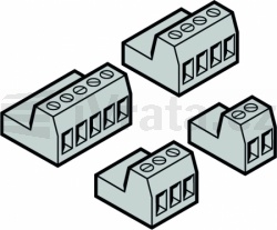 Zásuvný konektor pro jednotku 545 / 560, 2pin, X93 (bez vyobrazení)