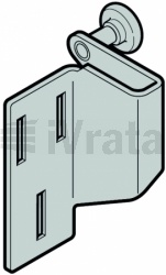 Držák rolny horní, RH009, kování L, LD, pravý zinek