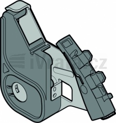 Záchytné zařízení L, LD pro otočný mechanismus s vedením lanka, TG > 500 mm, pravá