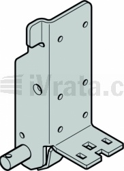 Držák lana na spodní sekci 42mm, kování H, HD, HS, HU, HB, V, VU, VS, VB, NH, nad 401 kg, sada včetně zesíleného držáku rolny, FVR, rolny a závlačky, pravý, nerez