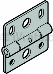 Středový pant SA012, typ kování HG, RG, WG pro sekce 67mm, zinek