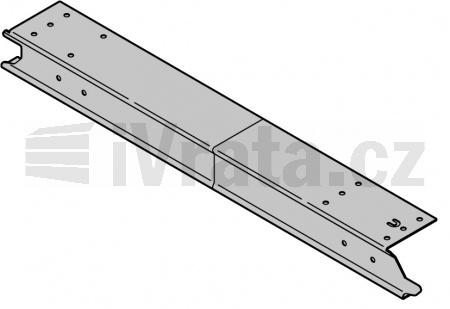 Koncová lišta pro sekci vrat typ LTH, horní sekce, pravá