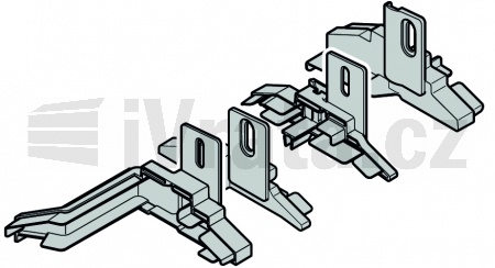 Krytky prahu integrovaných dveří s nízkým prahem, DIN levé