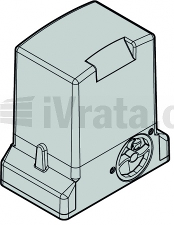 Pohon posuvné brány s ovládáním, bez rádiového přijímače, upevňovacího materiálu, podlahové konzole, STA 90