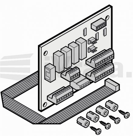 Karta řízení provozu s propojovacím kabelem a příslušenstvím s přívodním kabelem 3 × 1 mm², délka 540 mm