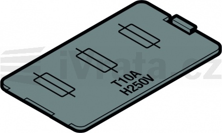 Kryt pojistek pro řídící jednotku 545 / 560