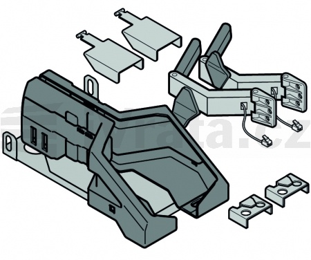 9.31 Světelná závora VL1-LE, kompletní sada, kluzné plechy, dosah 6,0 – 10 m