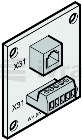 9.57 Karta při spirálový kabel (křídlo vrat) pro AT 3-300, AT HLG WA 400 nebo AT Totmann WA 400