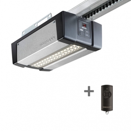 Stropní pohon Hörmann SupraMatic E 4 BiSecur + dálkový ovladač HSE 4 BS, kompletní sada