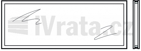 Polykarbonátová tabulka, dvojitá, čirá 26 mm, C2