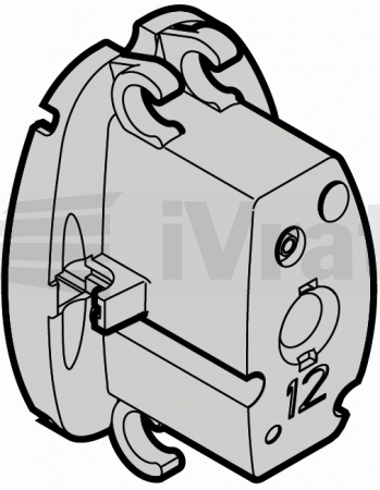 Nouzový zámek ruční kliky pro pohony S14-S55, DD17-DD180, K20-K60, Ø 12 mm