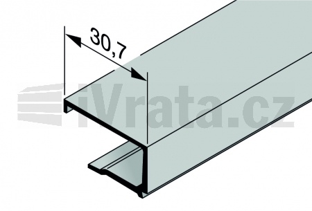 Zasklívací lišta NPS 1.5, hliníková