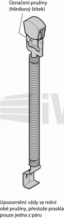 Napínací pružina, typ 2, č. 787