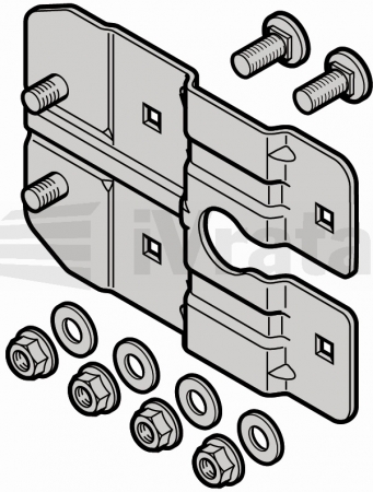 Držák plechový se šrouby WA 250 R S4,
WA 300 R S4