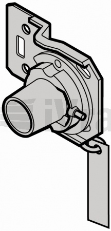 Držák pružiny s ochranou před přetržením pružiny, pravý