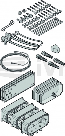 9.17 Připojovací sada VL / 8K2, IP65; BR60, N, H, V kování, do výšky vrat 6 m