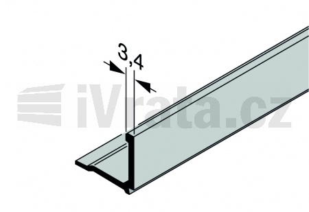 Zasklívací lišta NES 16, hliníková