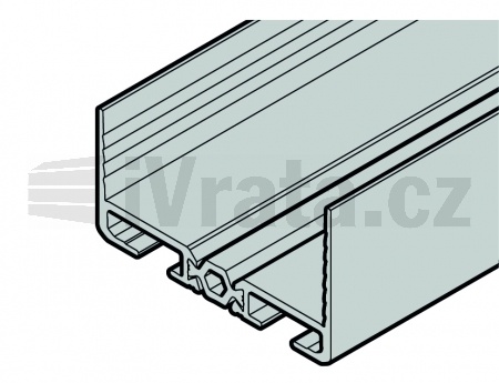 Koncový profil spodní/horní AP002 pro sekce 67 mm