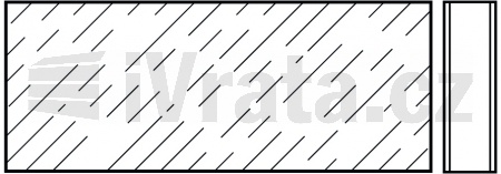 PU výplň, 51 mm, eloxovaný hliník, XU