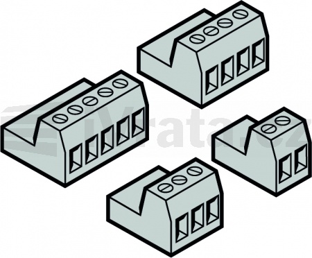Zásuvný konektor pro jednotku 545 / 560, 4pin, X2