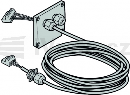 Kabel propojovací motoru 4 × 1,0 mm2, (ne pro FU), 6000mm